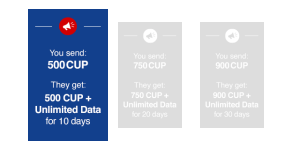 unlimited data Cubacel